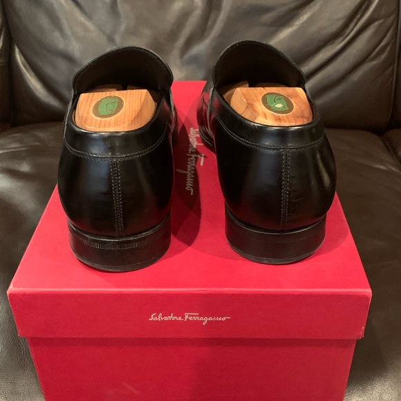 SALVATORE FERRAGAMO Calfskin Loafers *Sold* - Picture 6 of 8